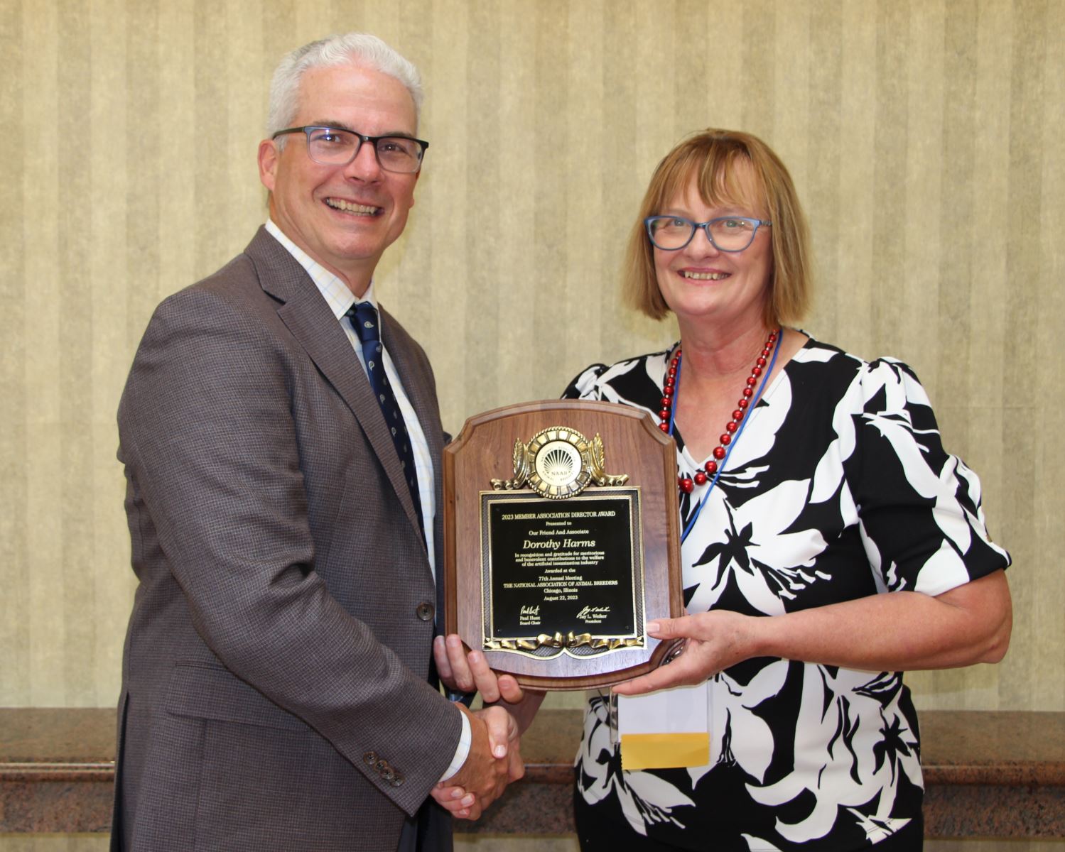 Photo of Member Association Director Award Winner